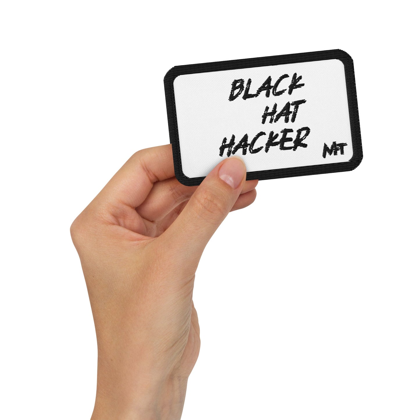 Black Hat Hacker V10 - Embroidered patches by DarkByteGear