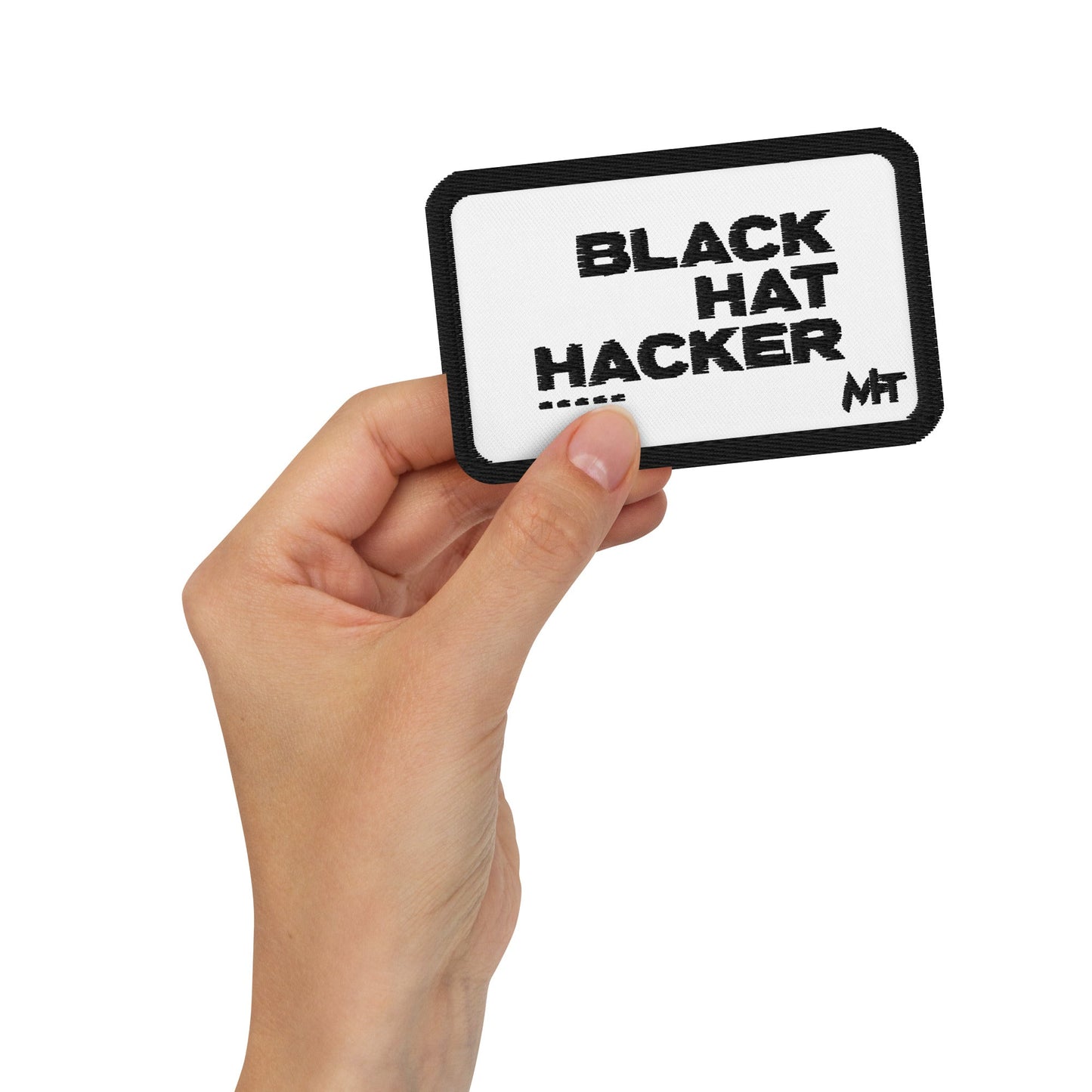Black Hat Hacker V5 - Embroidered patches by DarkByteGear