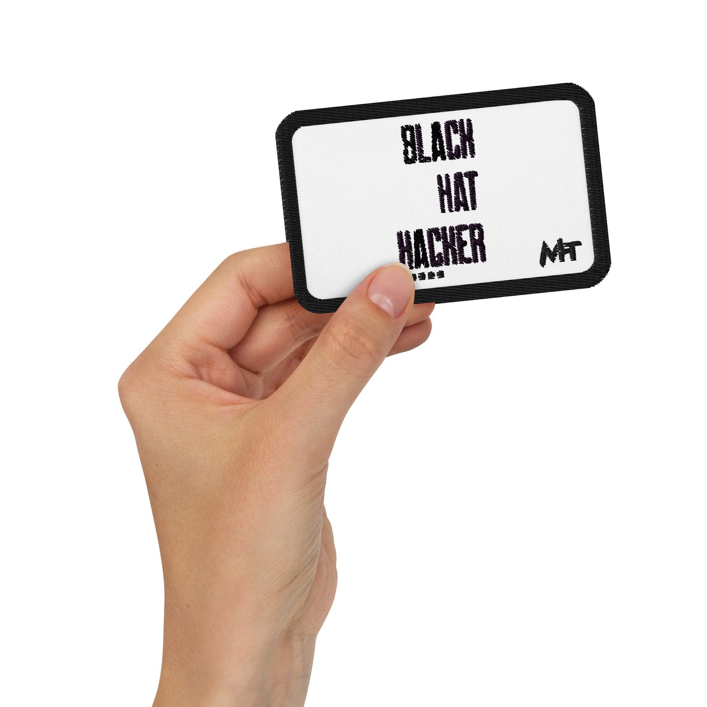 Black Hat Hacker V3 - Embroidered patches by DarkByteGear