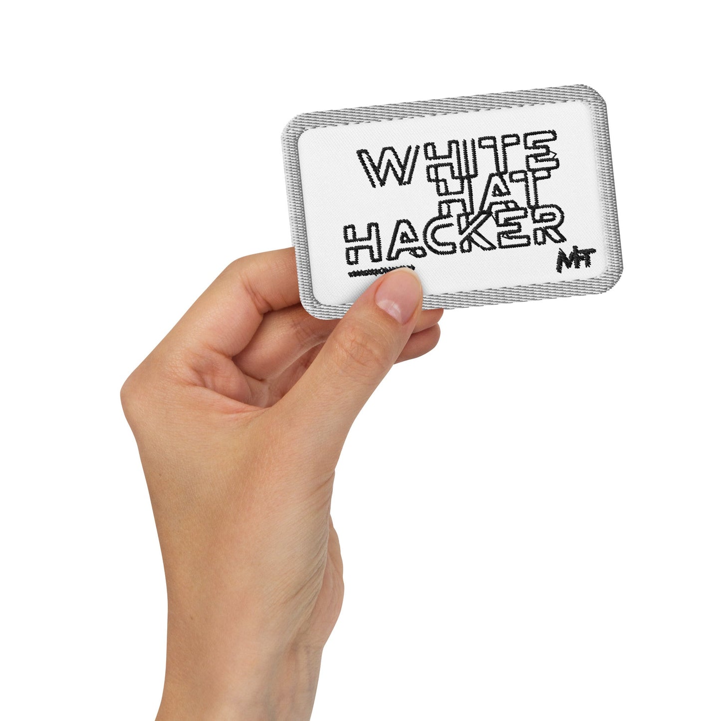 White Hat Hacker - Embroidered patches by DarkByteGear
