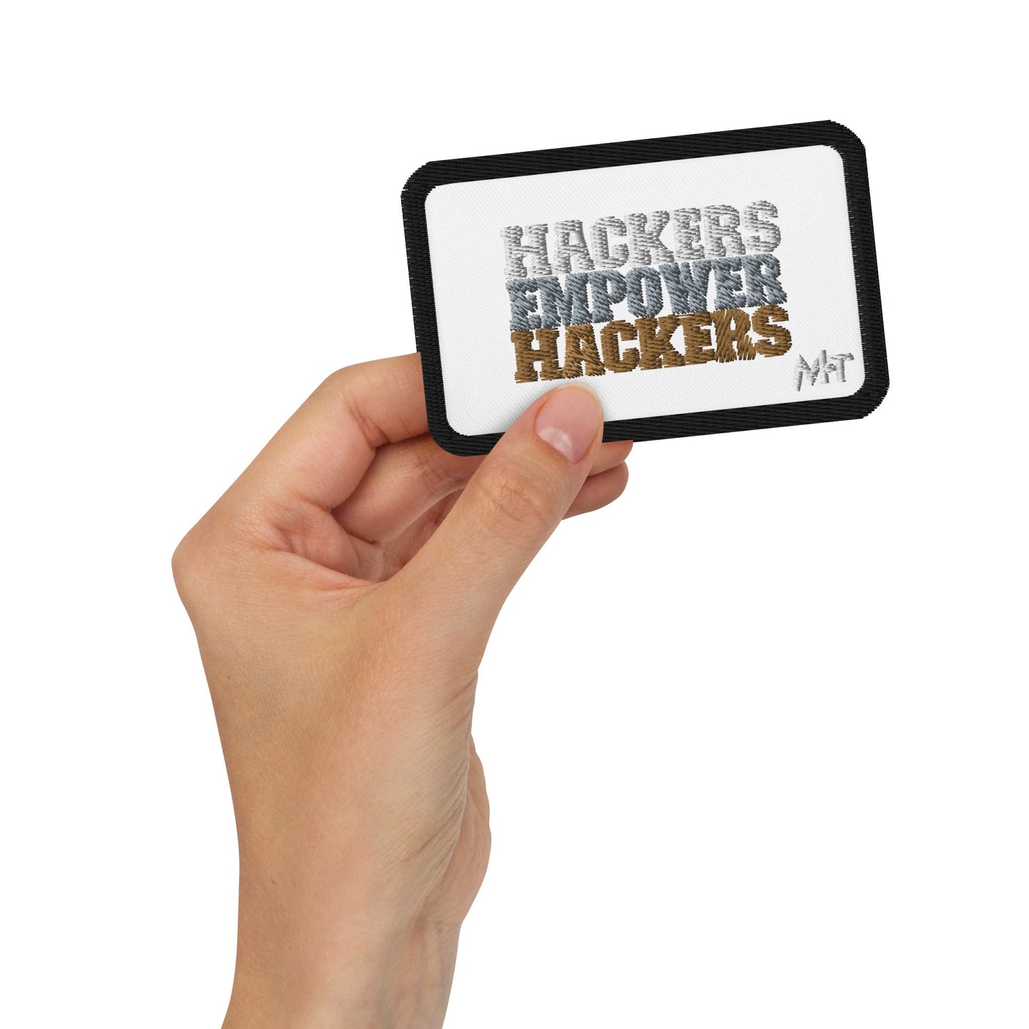 Hackers Empower Hackers V2 - Embroidered patches by DarkByteGear