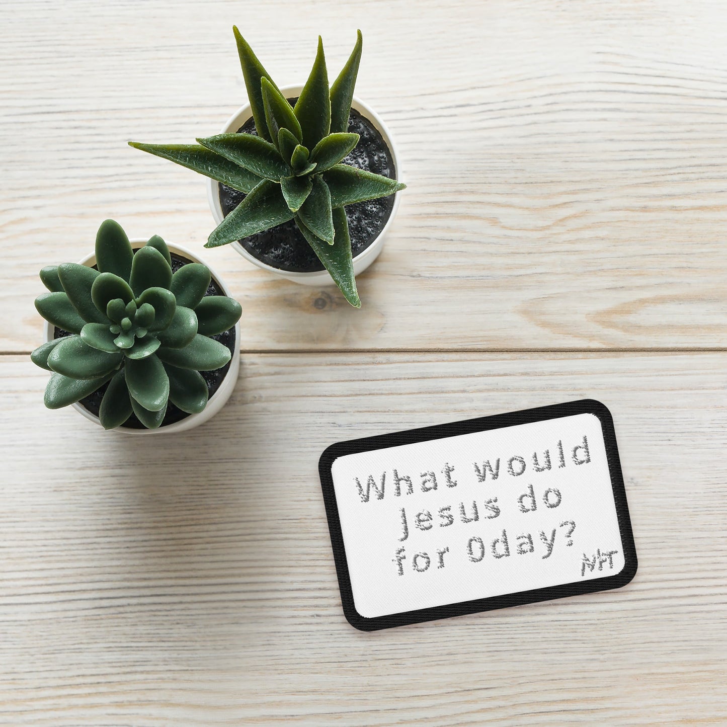 What would Jesus do for 0day v1 - Embroidered patches by DarkByteGear