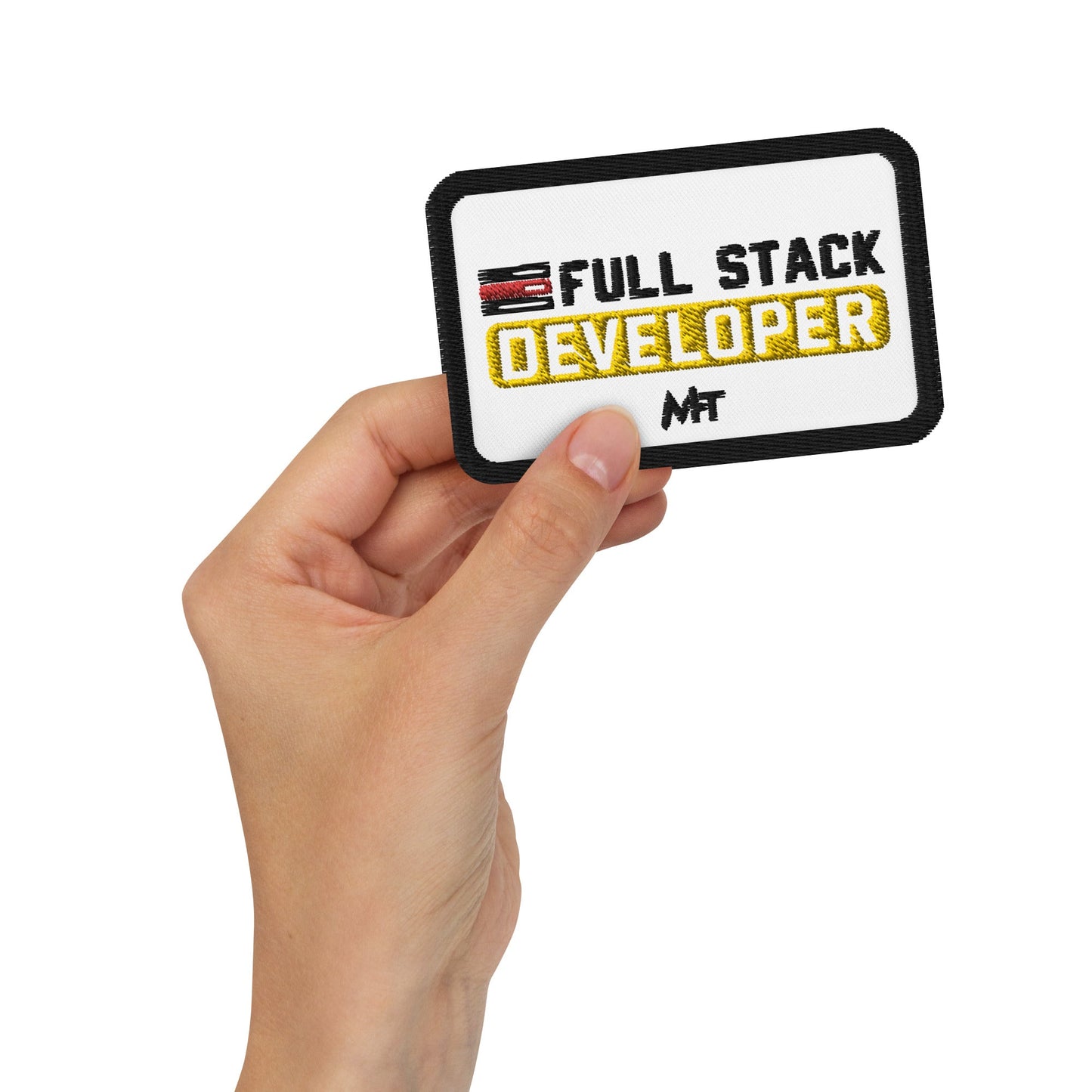 Full stack developer - Embroidered patches by DarkByteGear