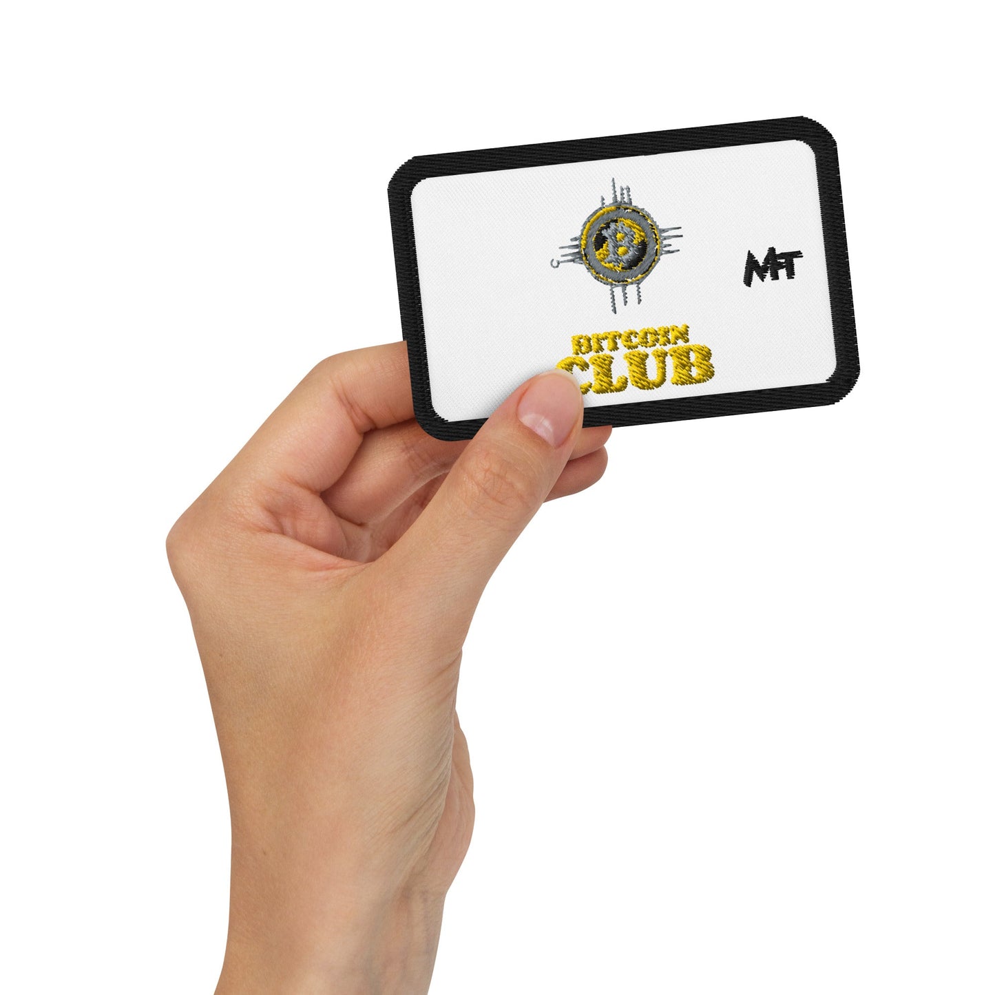 BITCOIN CLUB V6 - Embroidered patches by DarkByteGear