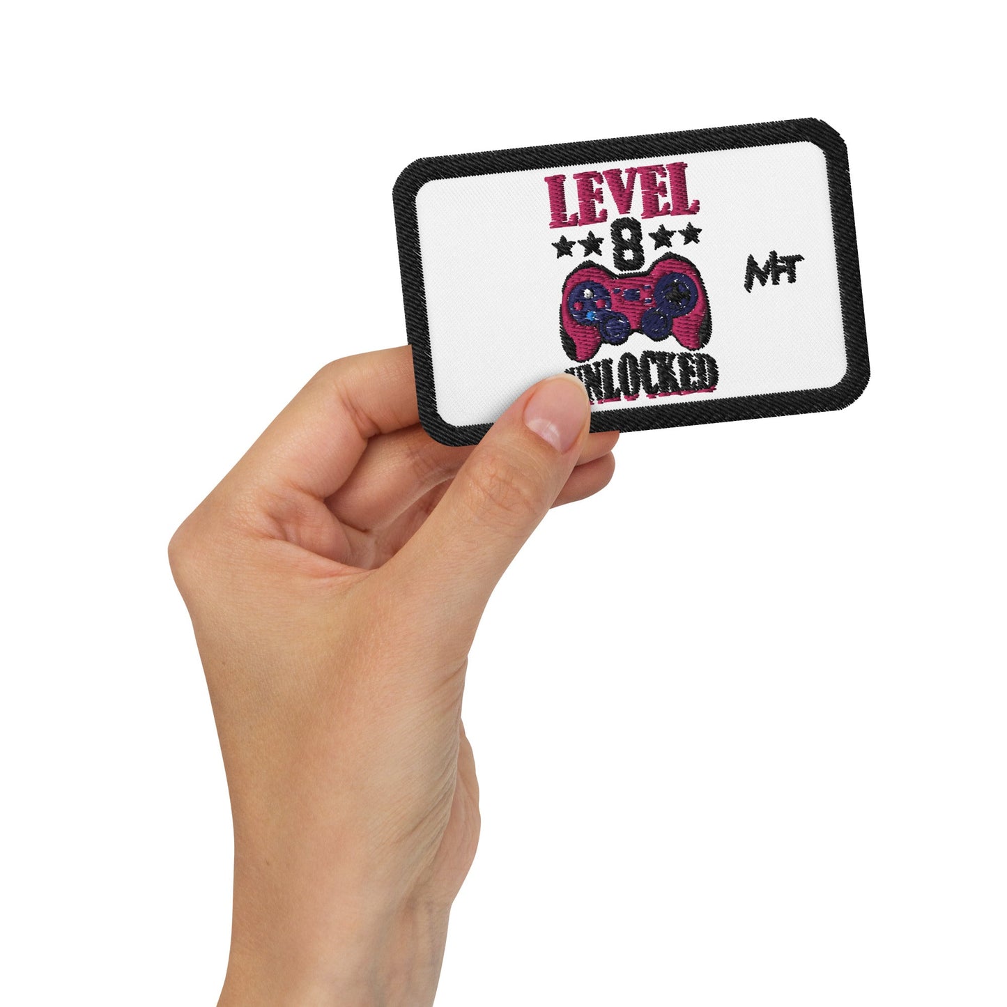 Level 8 Unlocked - Embroidered patches by DarkByteGear