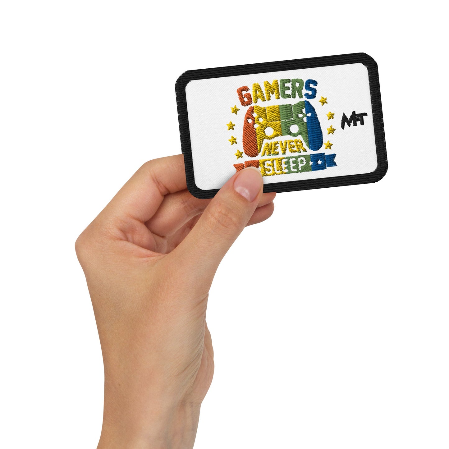 Gamers never sleep - Embroidered patches by DarkByteGear