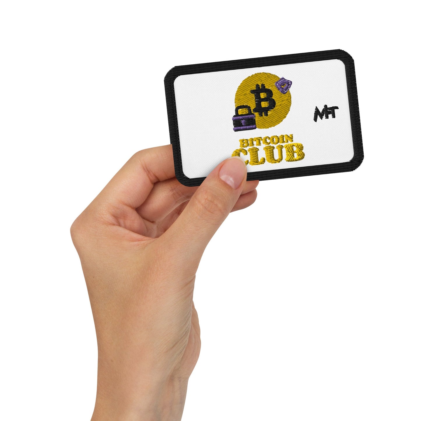 BITCOIN CLUB V7 - Embroidered patches by DarkByteGear