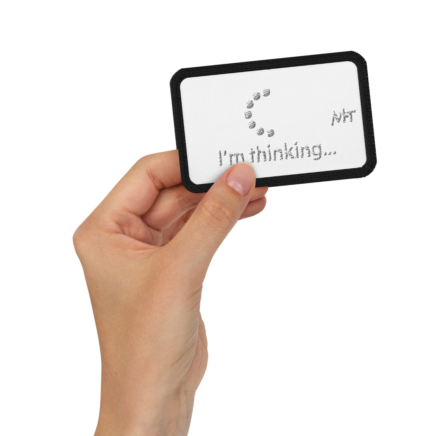 I'm thinking - Embroidered patches by DarkByteGear