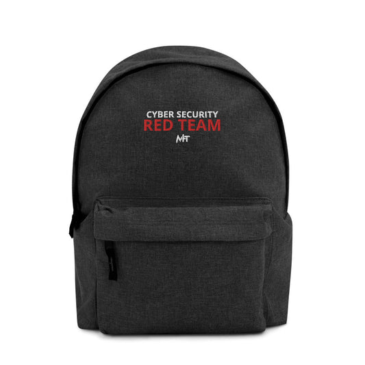 Cyber Security Red Team - Embroidered Backpack (dark) by DarkByteGear