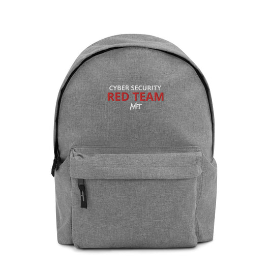 Cyber Security Red Team - Embroidered Backpack by DarkByteGear