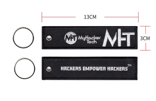 MyHackerTech - Embroidery Key Tag by DarkByteGear