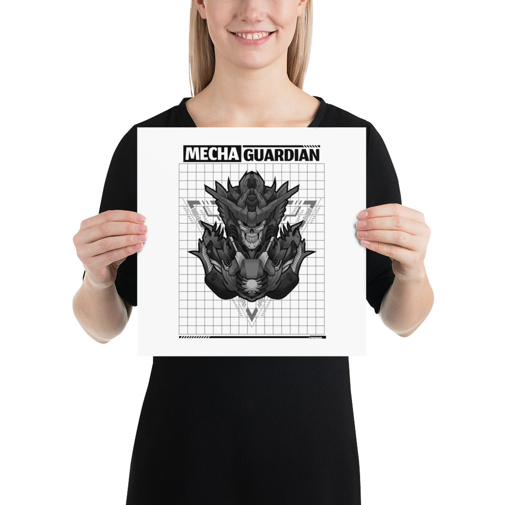 Mecha Guardian - Poster by DarkByteGear
