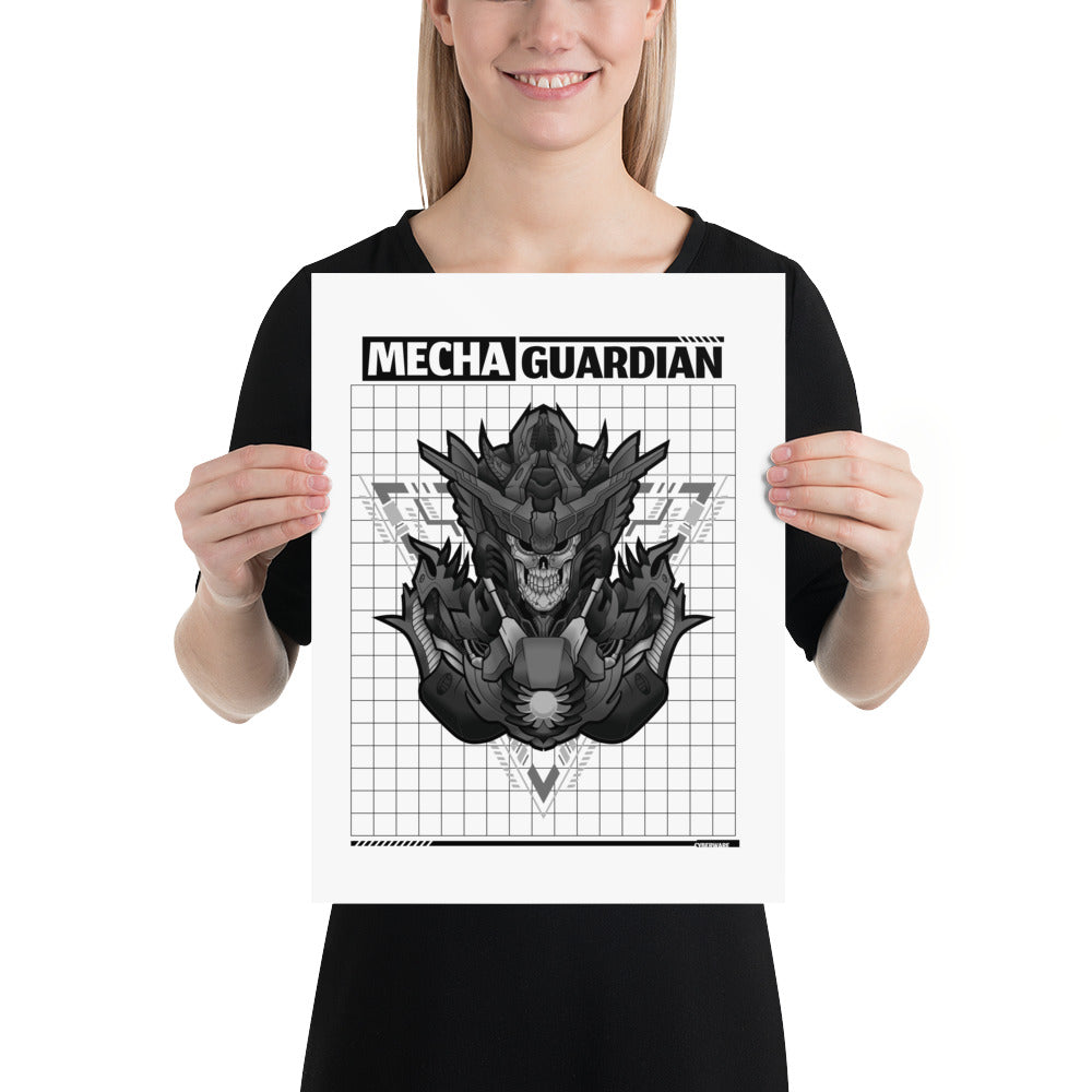Mecha Guardian - Poster by DarkByteGear