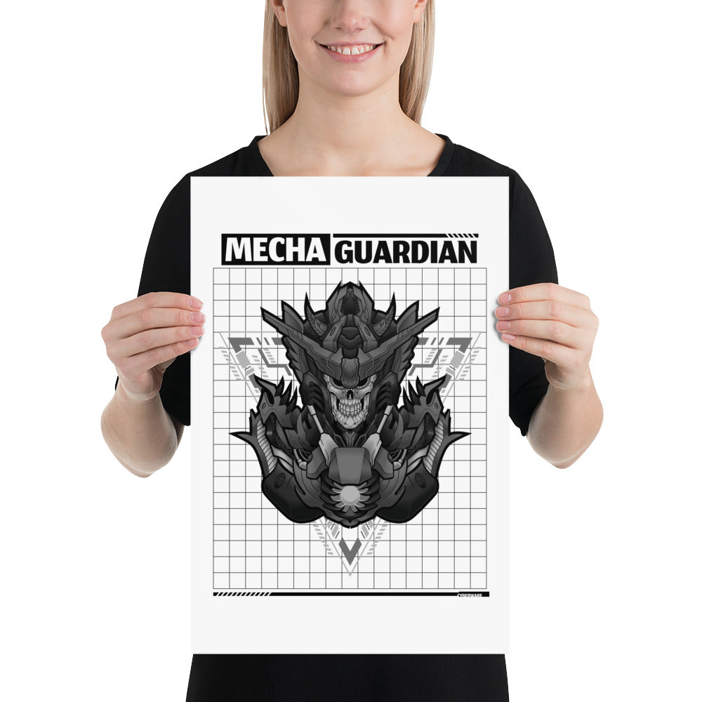 Mecha Guardian - Poster by DarkByteGear
