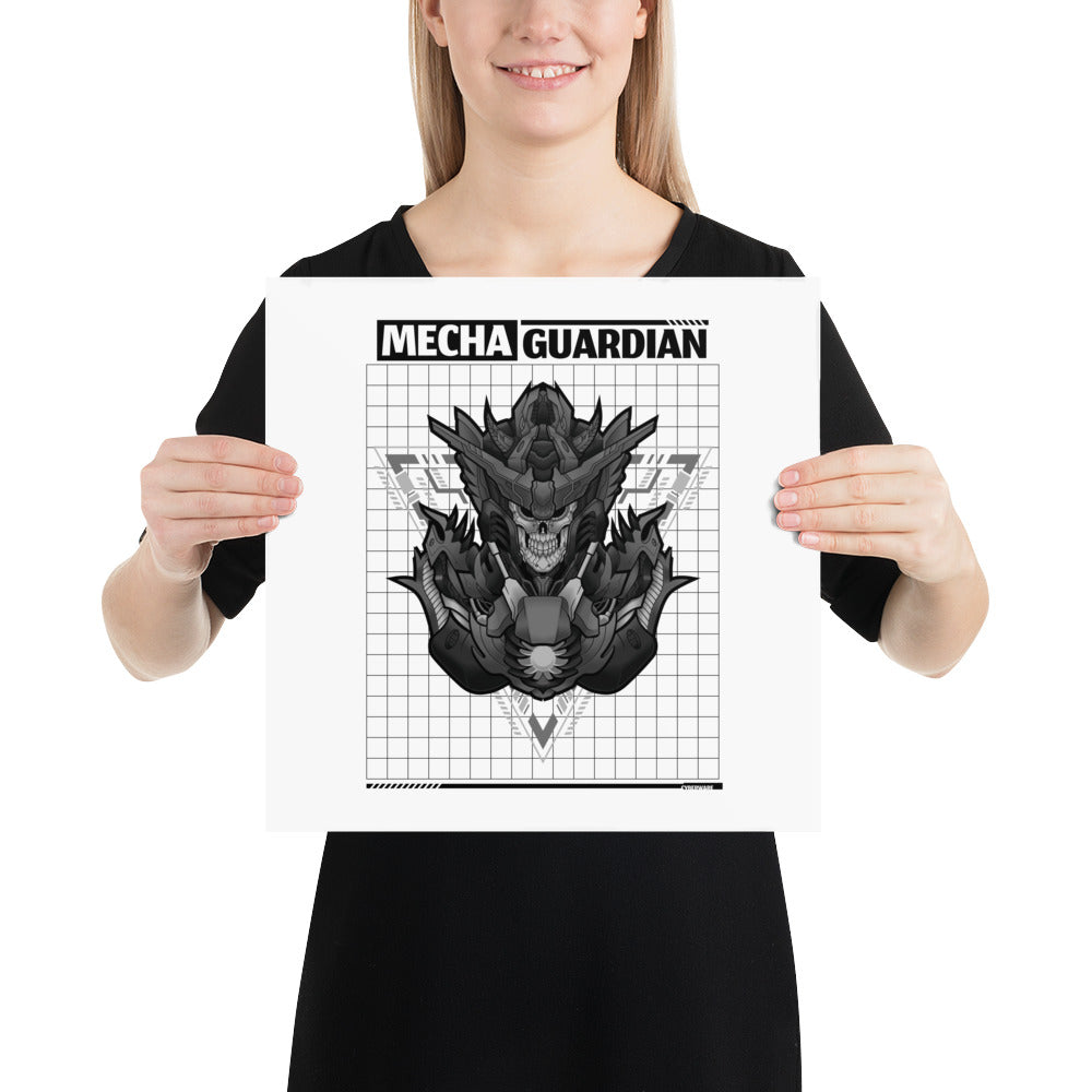 Mecha Guardian - Poster by DarkByteGear