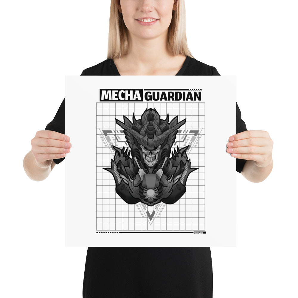 Mecha Guardian - Poster by DarkByteGear