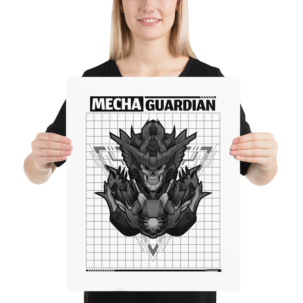 Mecha Guardian - Poster by DarkByteGear