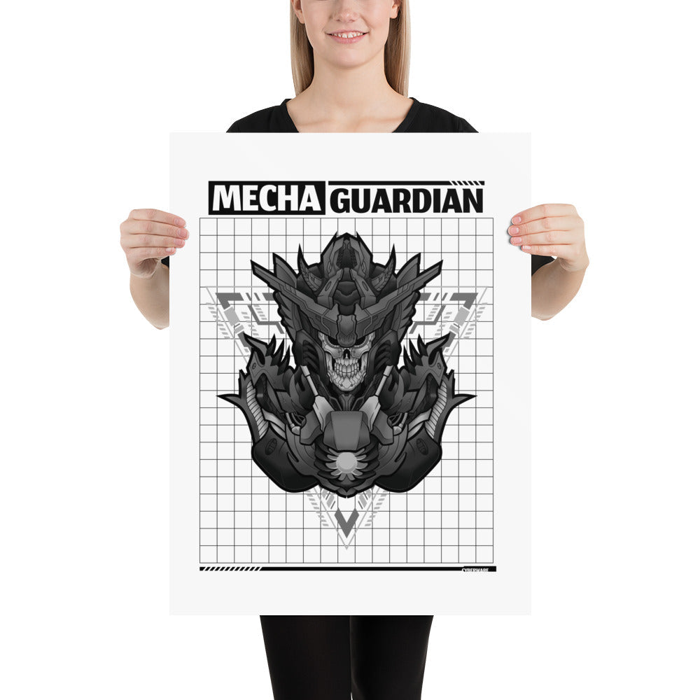 Mecha Guardian - Poster by DarkByteGear