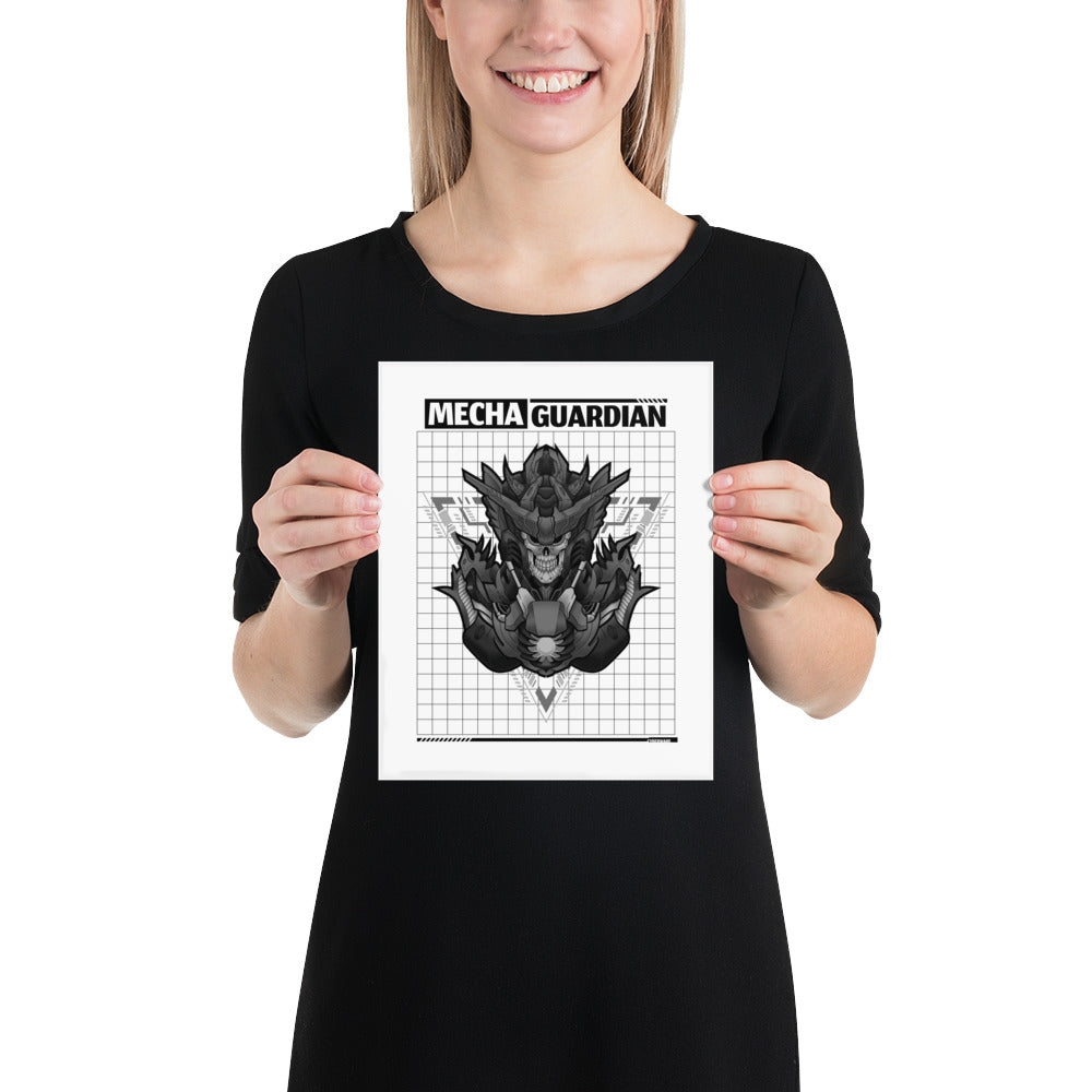 Mecha Guardian - Poster by DarkByteGear