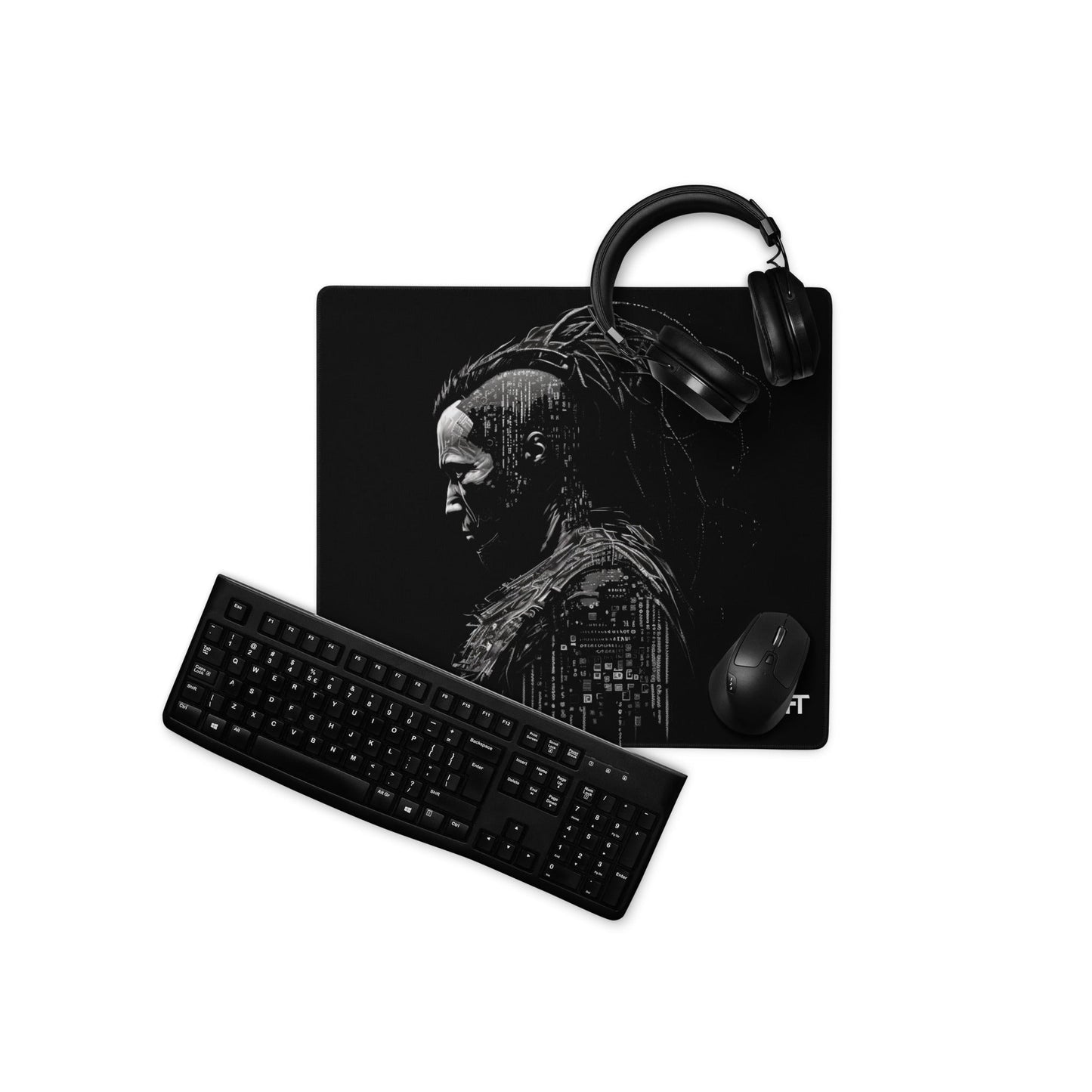 Cyberware assassin v31 - Gaming mouse pad by DarkByteGear