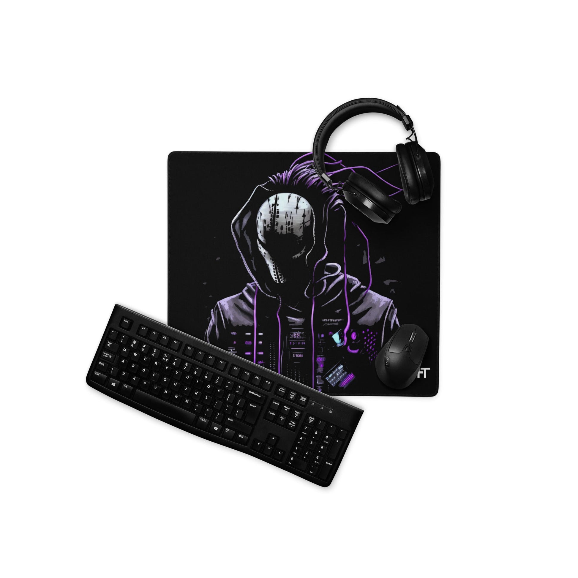 Cyberware assassin v45 - Gaming mouse pad by DarkByteGear