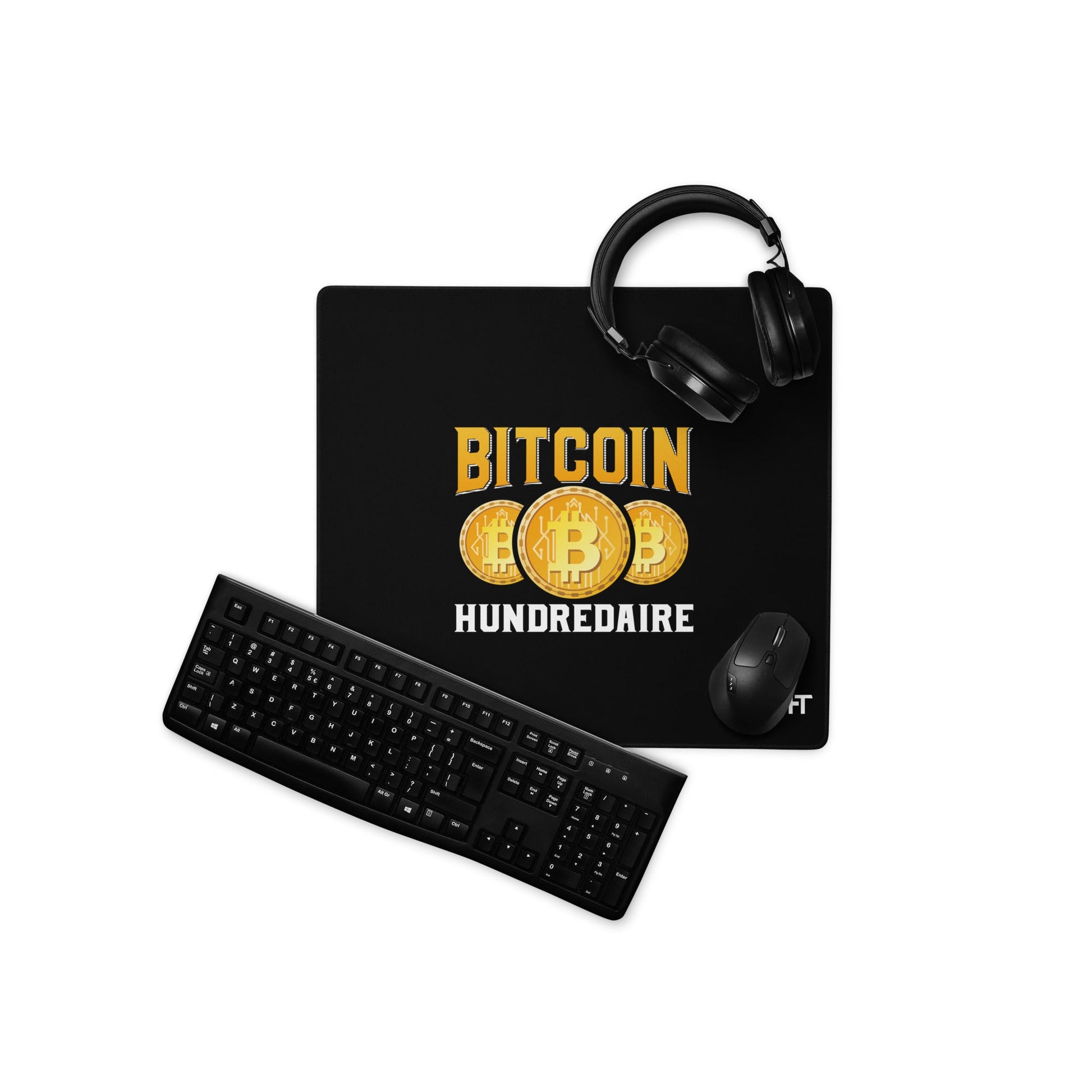 Bitcoin Hundredaire - Desk mat by DarkByteGear