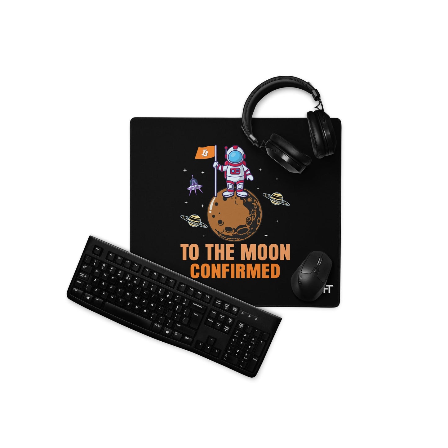 To The Moon Confirmed Desk Mat by DarkByteGear