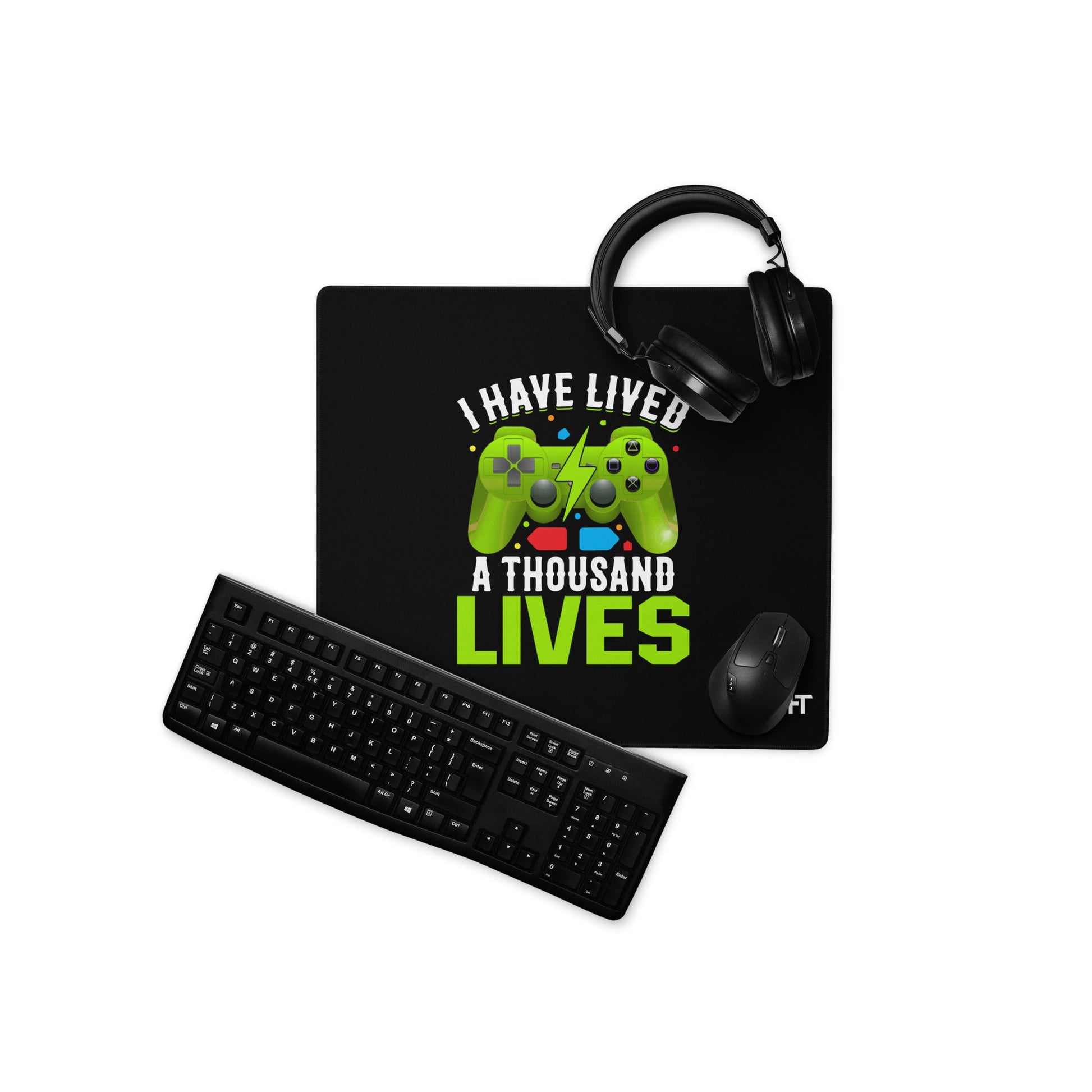 I have lived a thousand lives Desk Mat by DarkByteGear