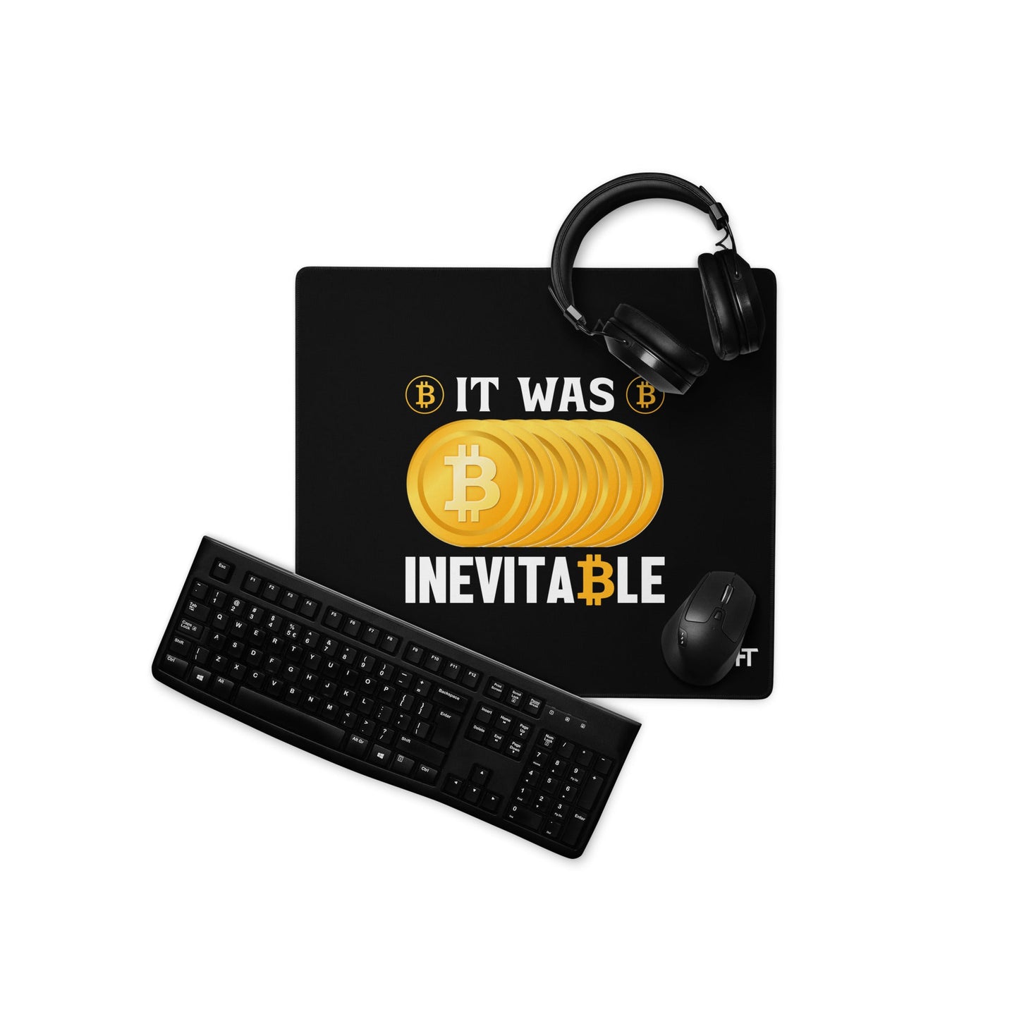 It was inevitable Desk Mat by DarkByteGear