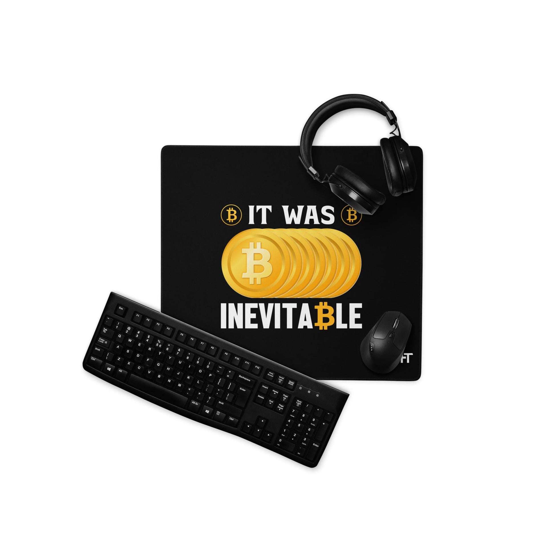 It was inevitable Desk Mat by DarkByteGear