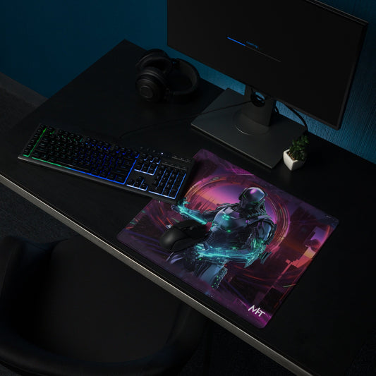 Alex Cyberion Entering the portal - Gaming mouse pad by DarkByteGear