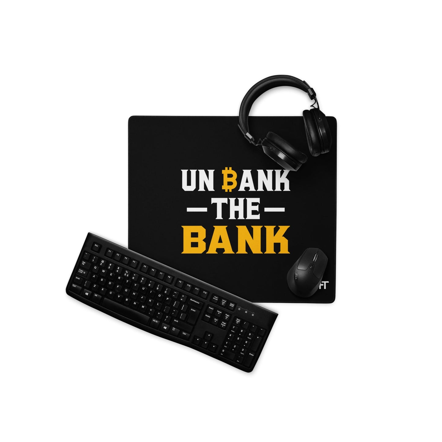 Unbank the Bank - Desk Mat by DarkByteGear