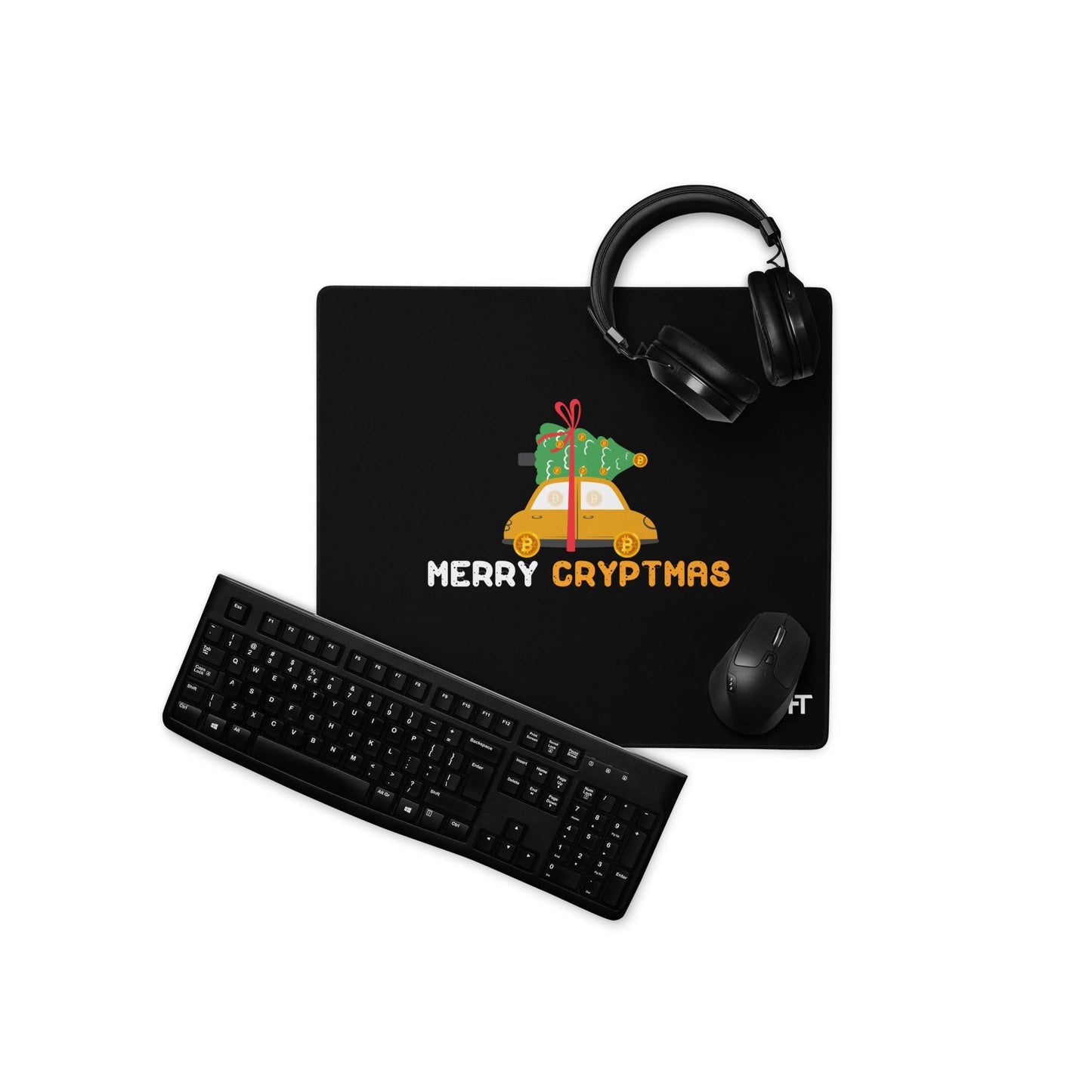 Merry Cryptmas - Desk Mat by DarkByteGear