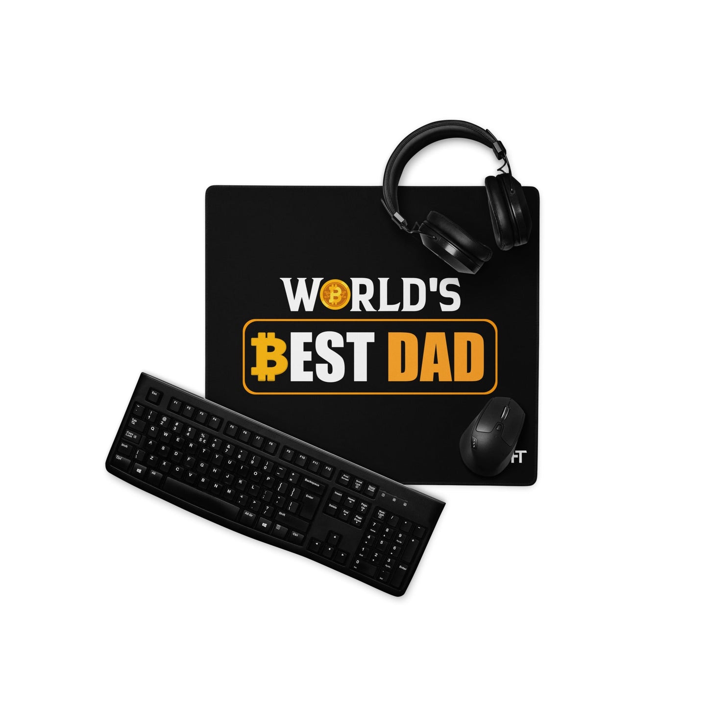 World's Best Dad - Desk Mat by DarkByteGear