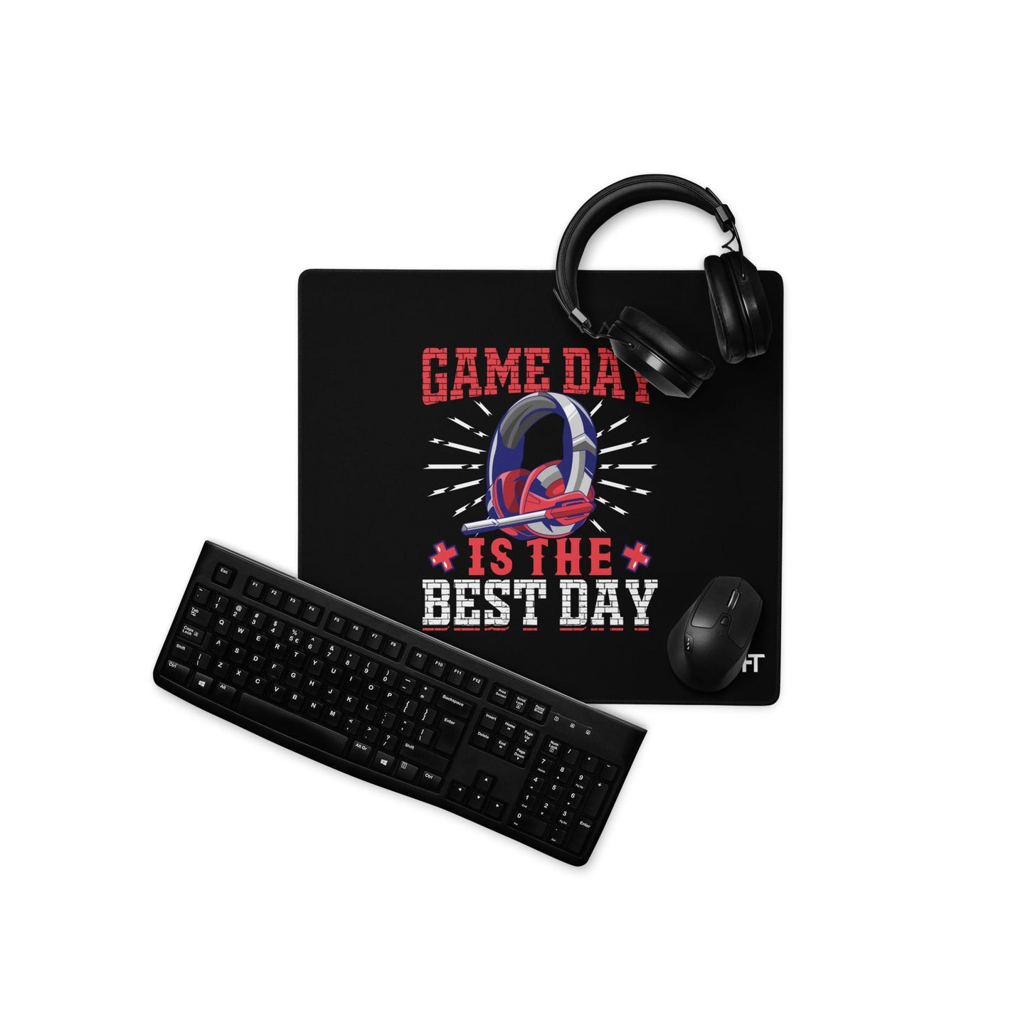 Game Day is the Best Day Shagor - Desk Mat by DarkByteGear