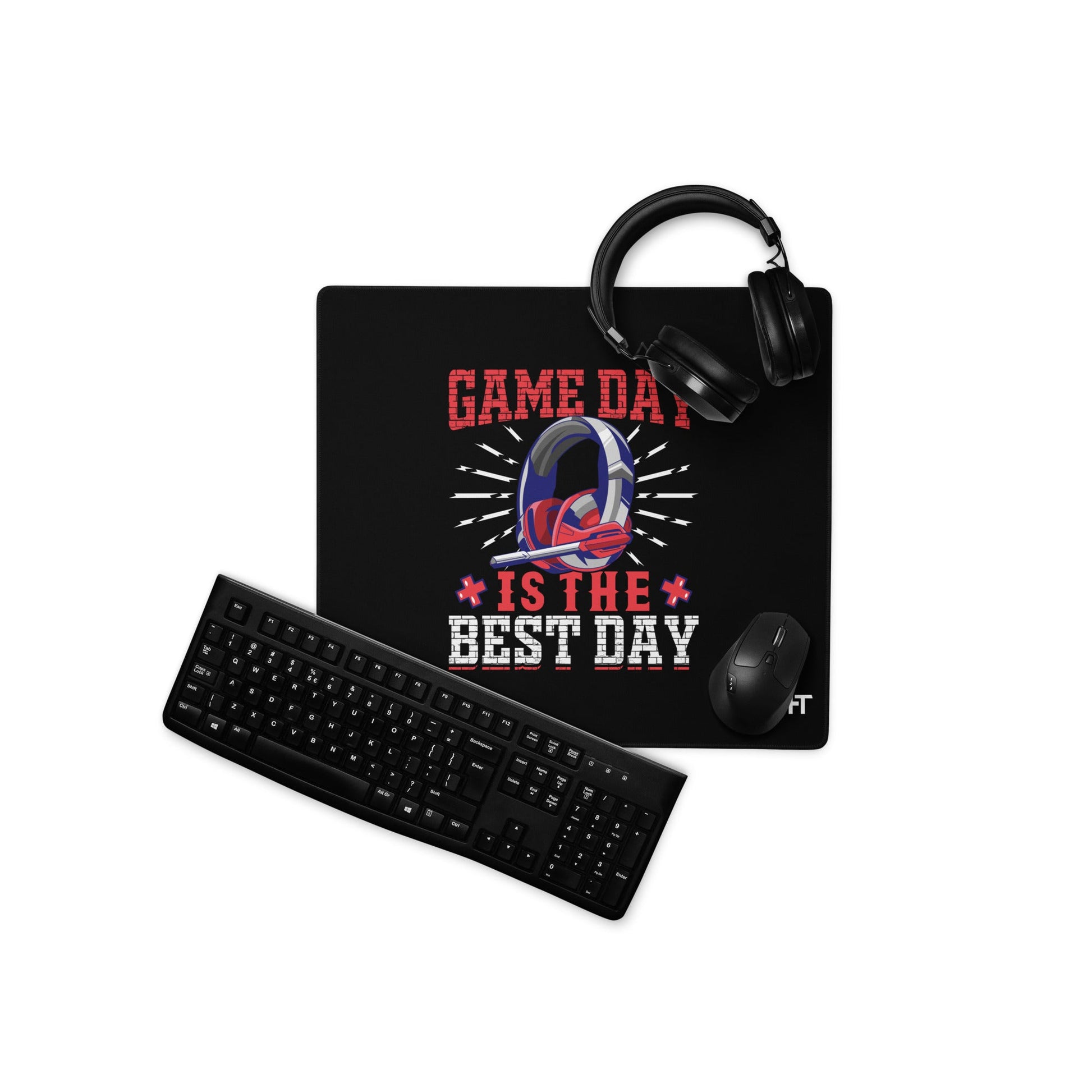Game Day is the Best Day Shagor - Desk Mat by DarkByteGear