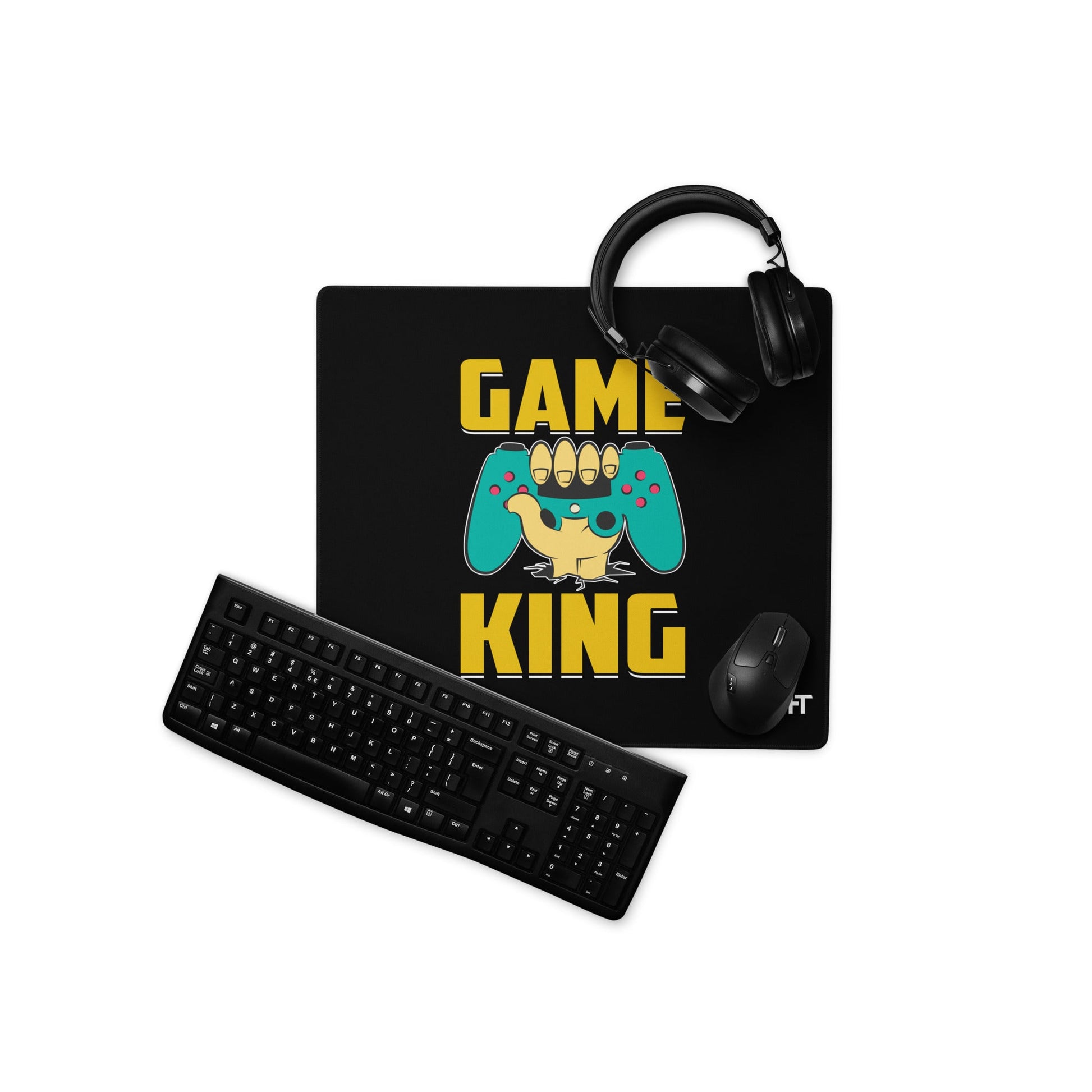Game King Desk Mat by DarkByteGear
