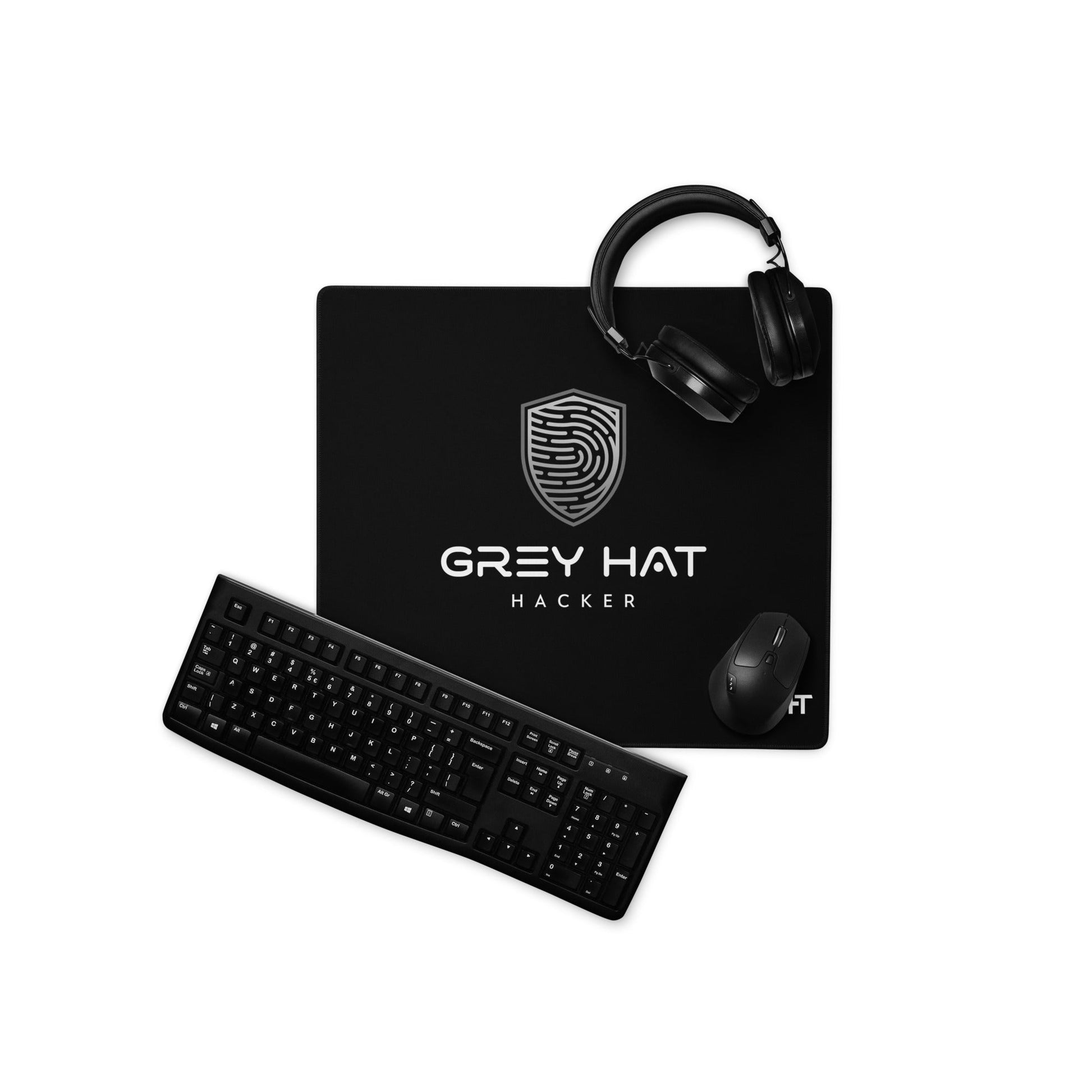 Grey Hat Hacker V5 - Desk Mat by DarkByteGear