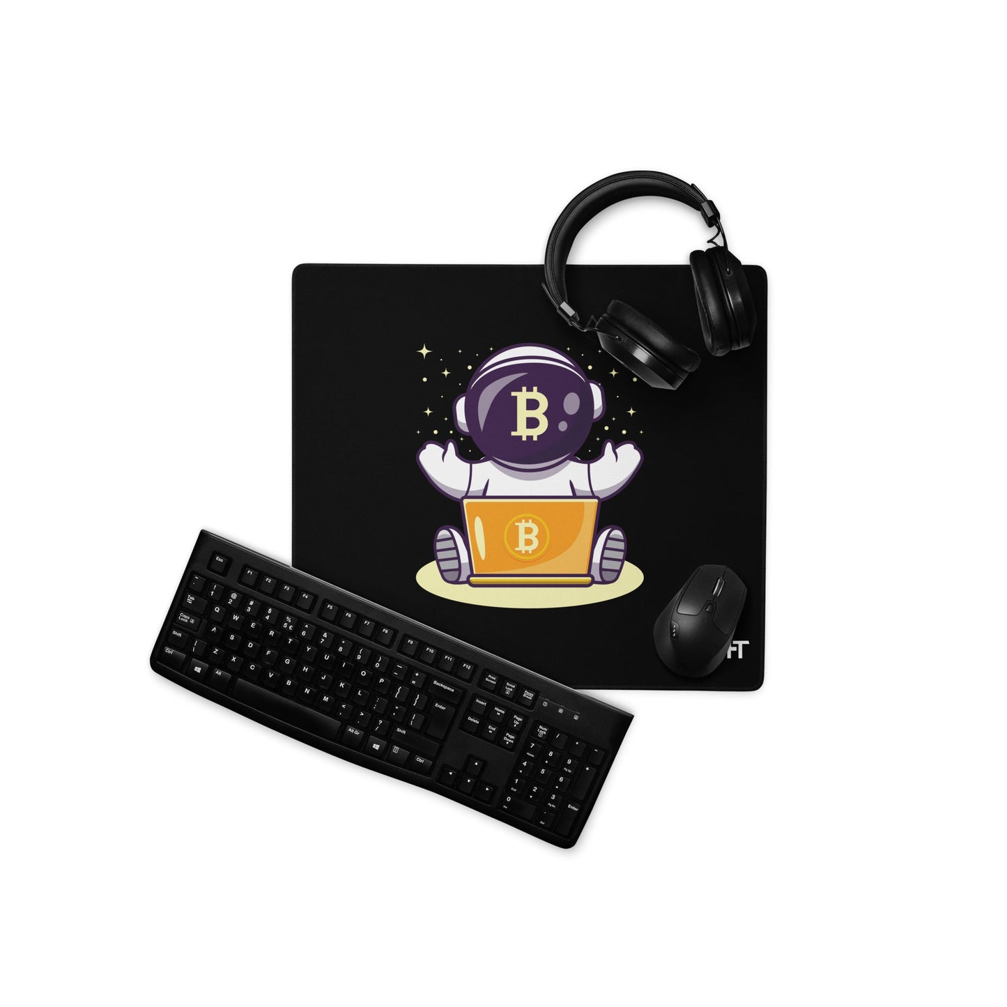 Bitcoin Astronaut - Desk Mat by DarkByteGear