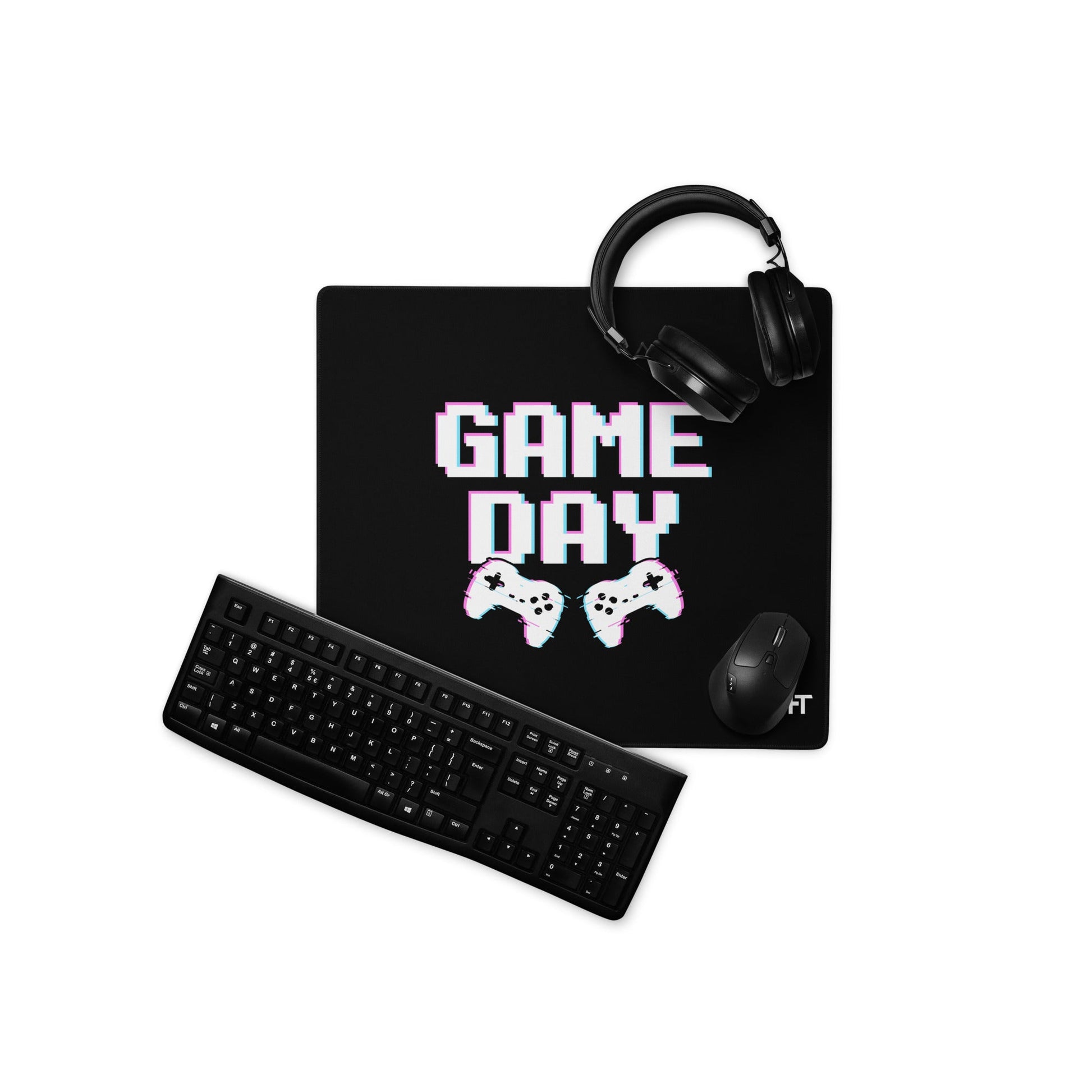 Game Day Lego White - Desk Mat by DarkByteGear