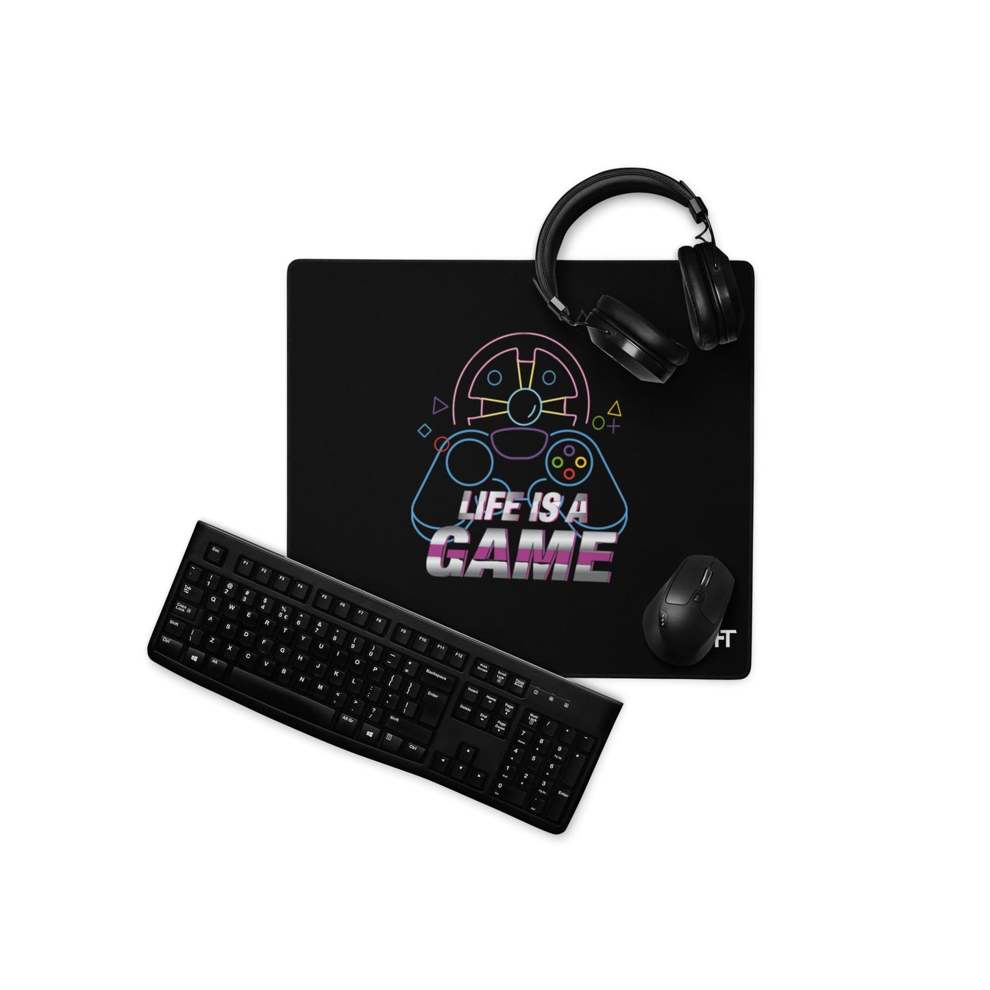 Life is a Game - Desk Mat by DarkByteGear