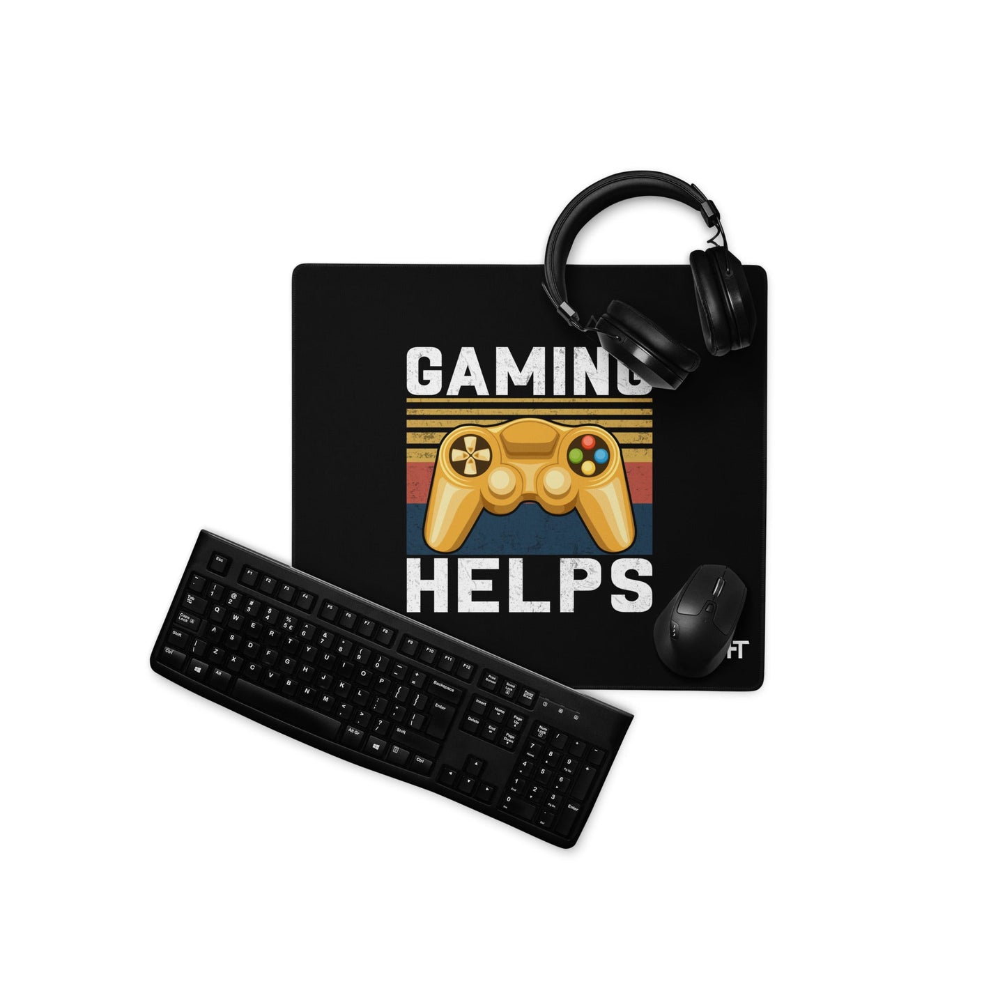 Gaming Helps - Desk Mat by DarkByteGear