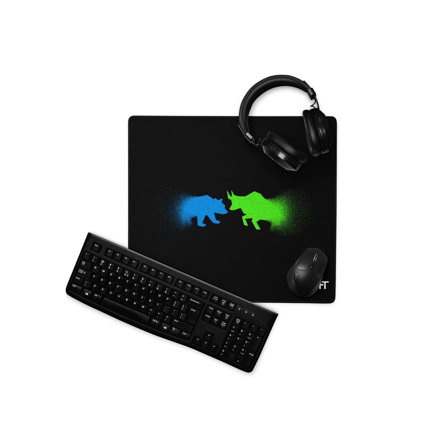 Bearish And Bullish (DB) - Desk Mat by DarkByteGear
