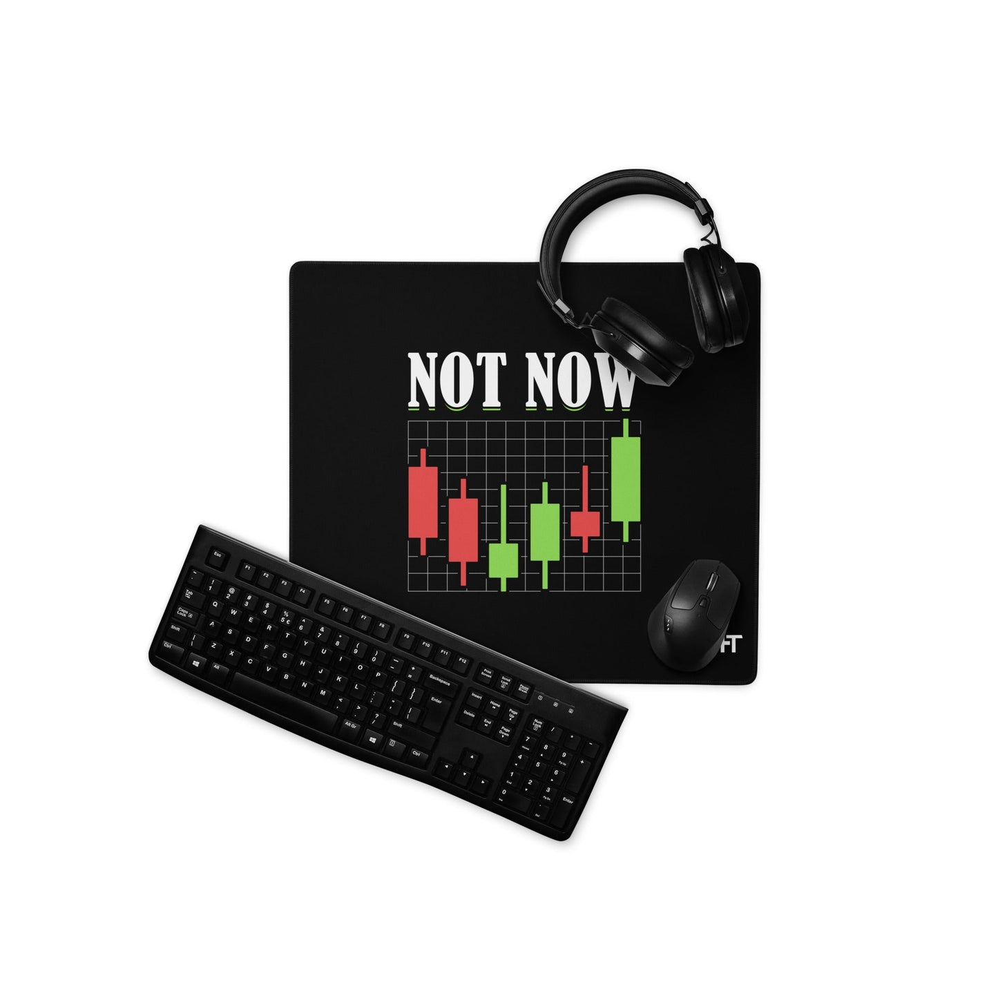 Not Now - Desk Mat by DarkByteGear