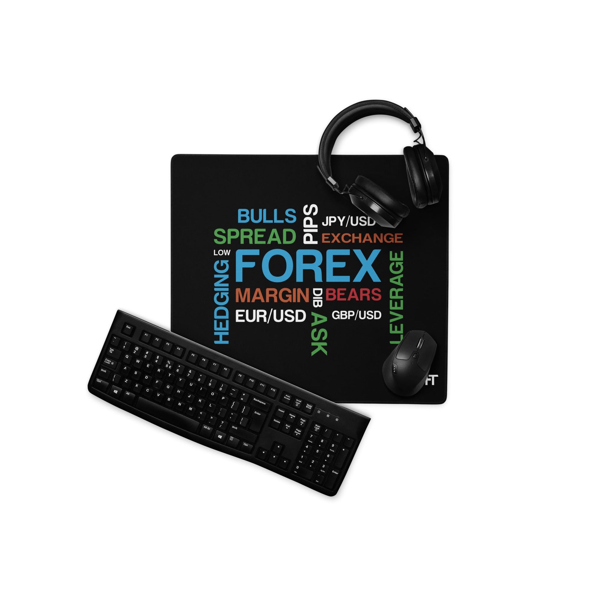 Forex Pips Leverage - Desk Mat by DarkByteGear