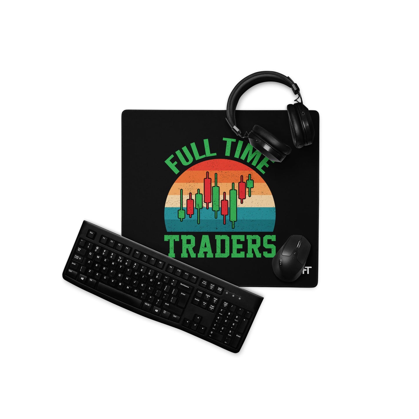 Full Time Trader ( Shagor ) - Desk Mat by DarkByteGear