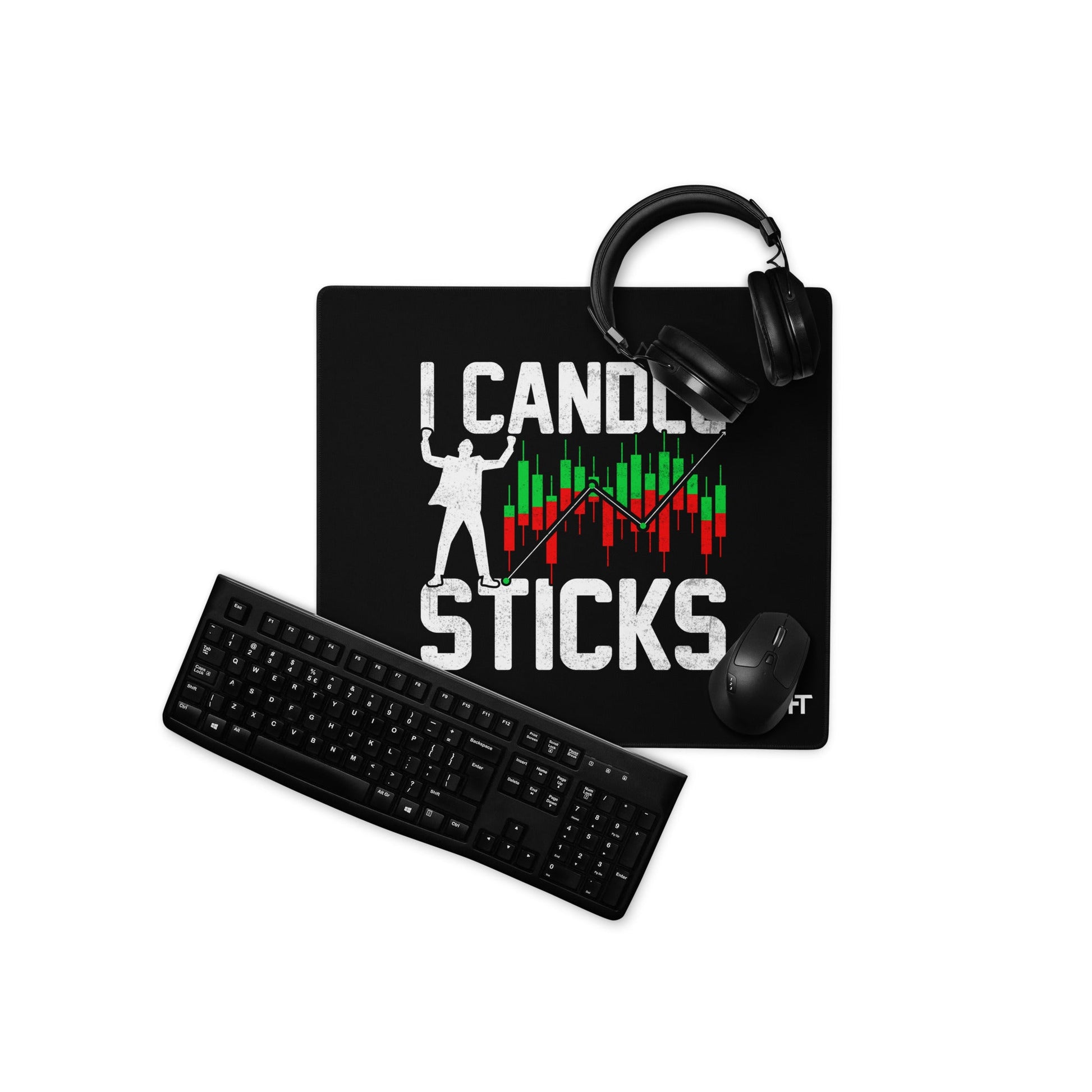 I Candle Stick - Desk Mat by DarkByteGear