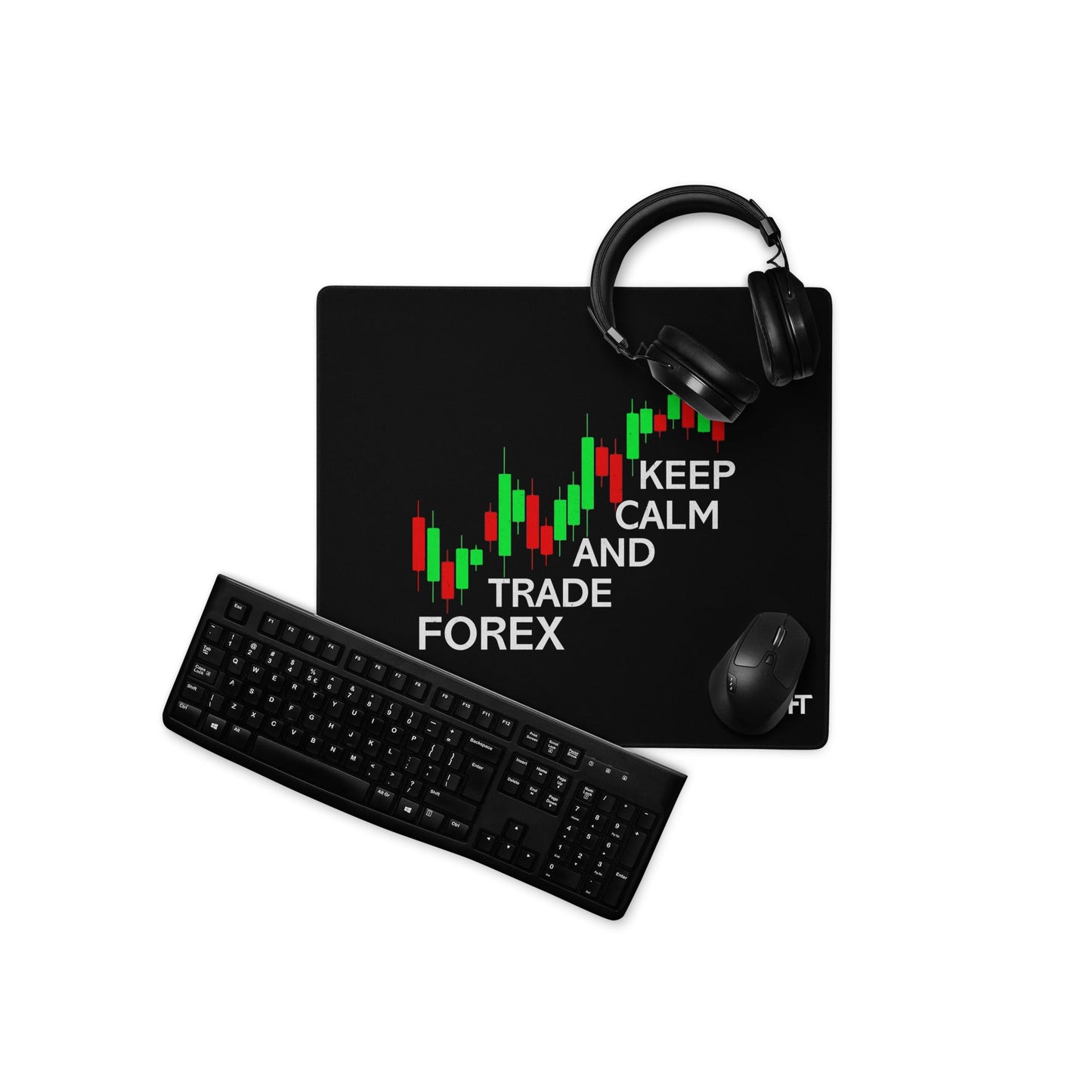 Keep Calm and Trade Forex - Desk Mat by DarkByteGear