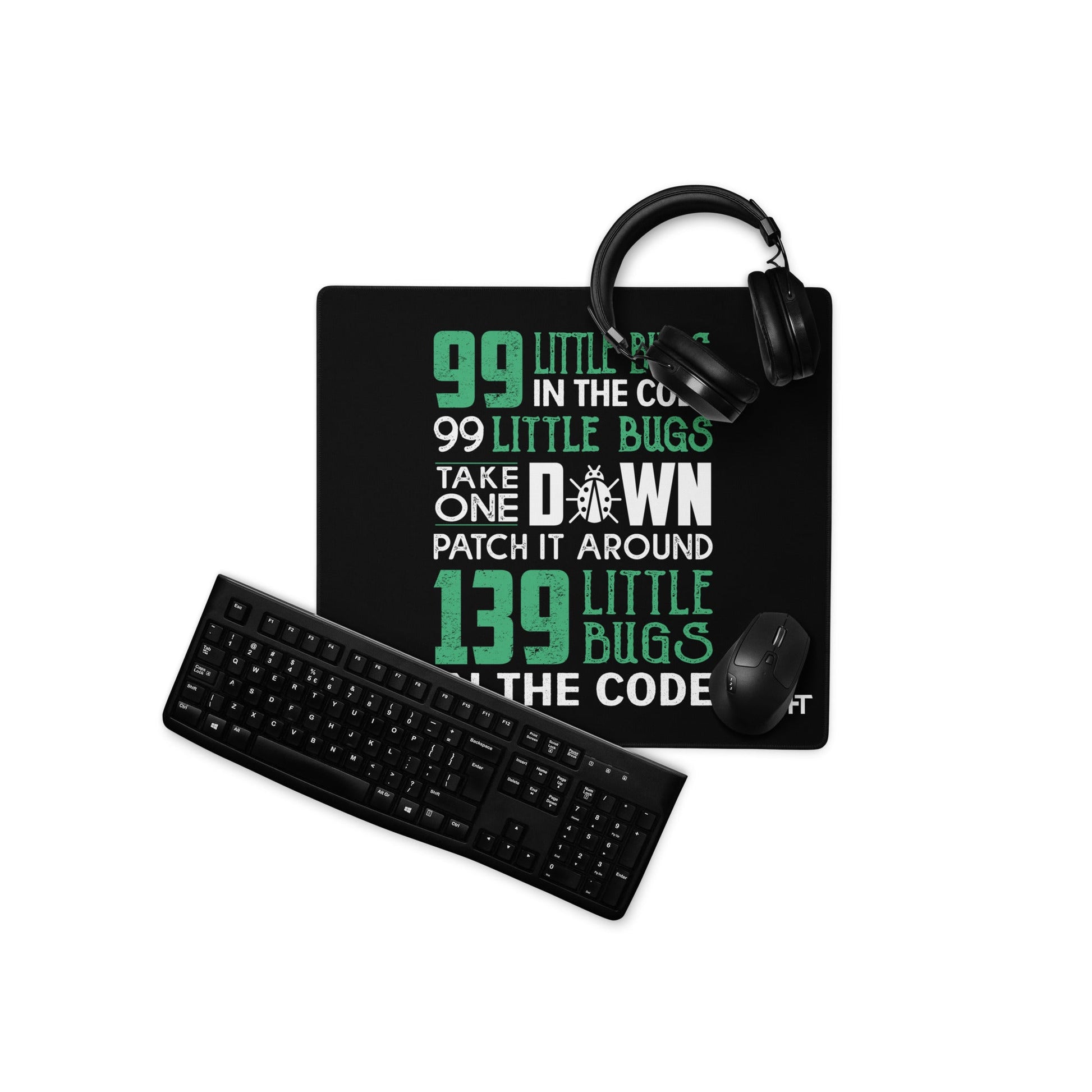 99 Little Bugs - Desk Mat by DarkByteGear