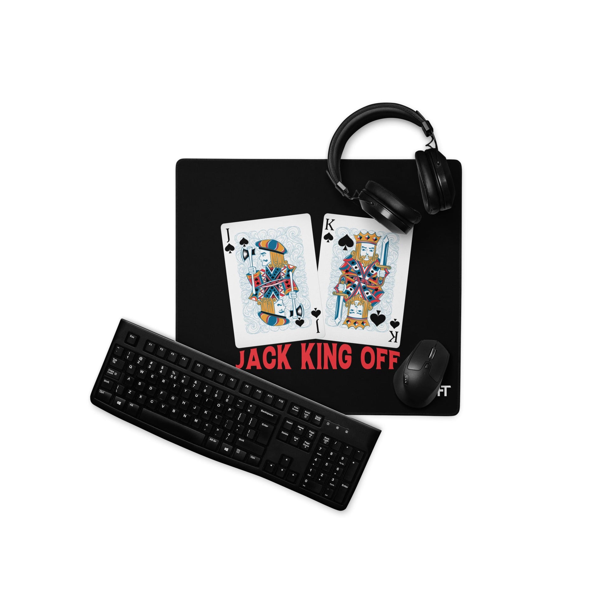 Jack King Off - Desk Mat by DarkByteGear